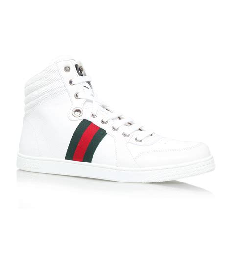 gucci high top wit|Gucci high tops for men.